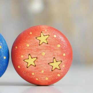 Circus ball toy (red) (with sparkle)
