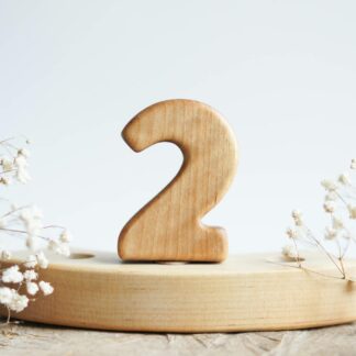 Wooden number 2