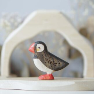 Puffin toy (painted) (with sparkle)