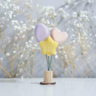 Balloon ornament  (lilac) (with sparkle)