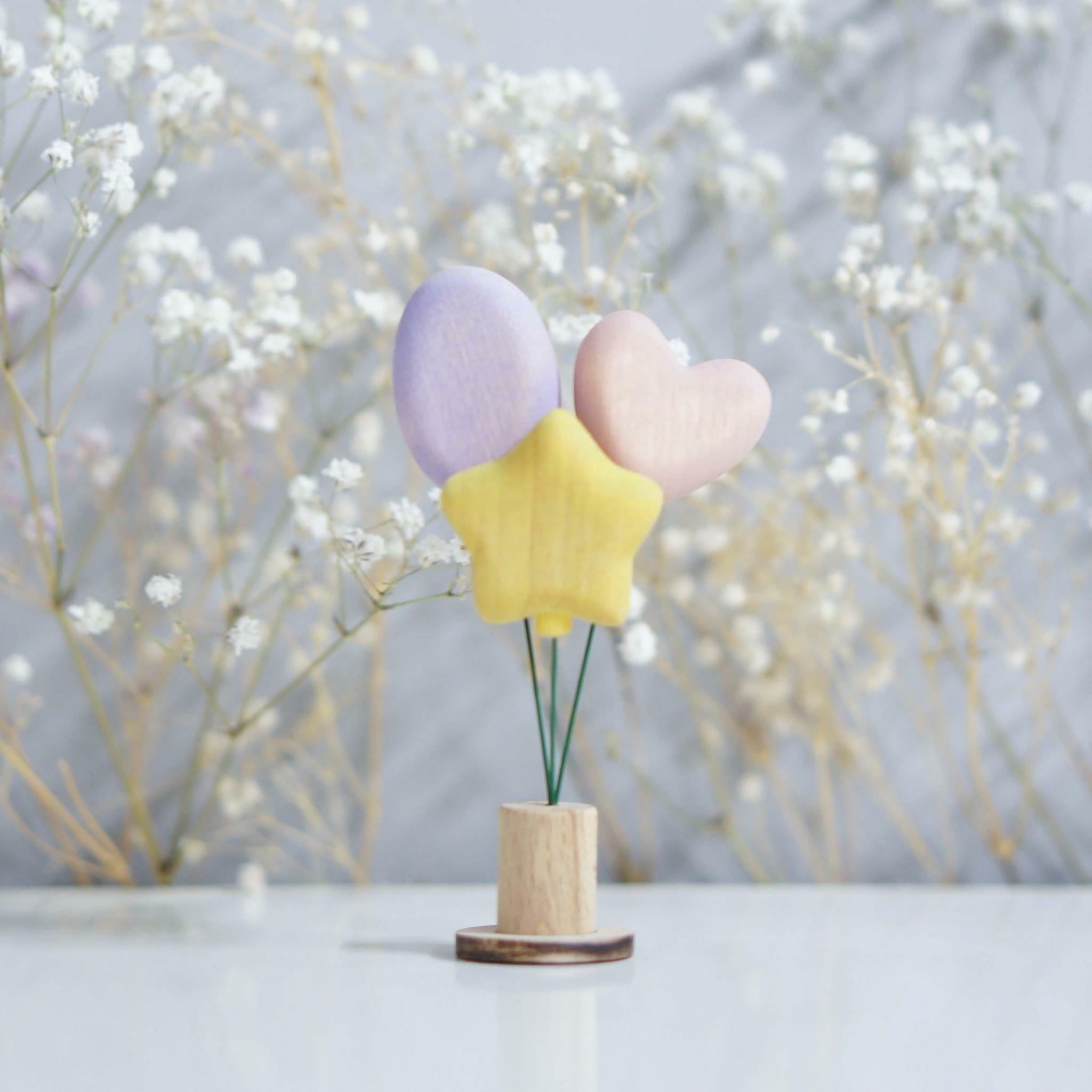 Balloon ornament (lilac) (with sparkle)
