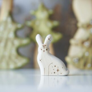 Polar hare toy (with sparkle)