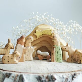 Nativity scene set 12 pcs
