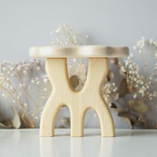 Winter waldorf tree (large) wooden toy  (with sparkle)