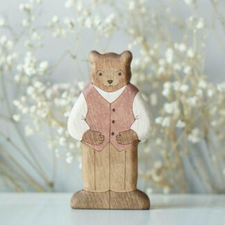 Dad Bear (in a vest)