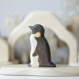 Penguin dad toy (painted) (with sparkle)